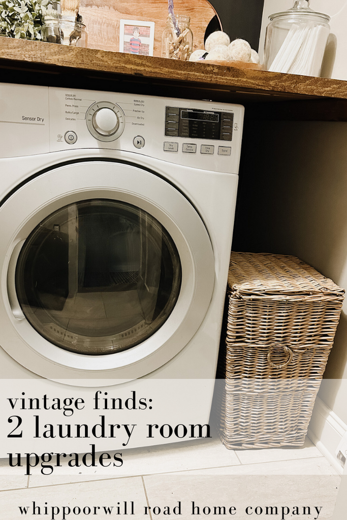 Vintage finds to upgrade your laundry room
