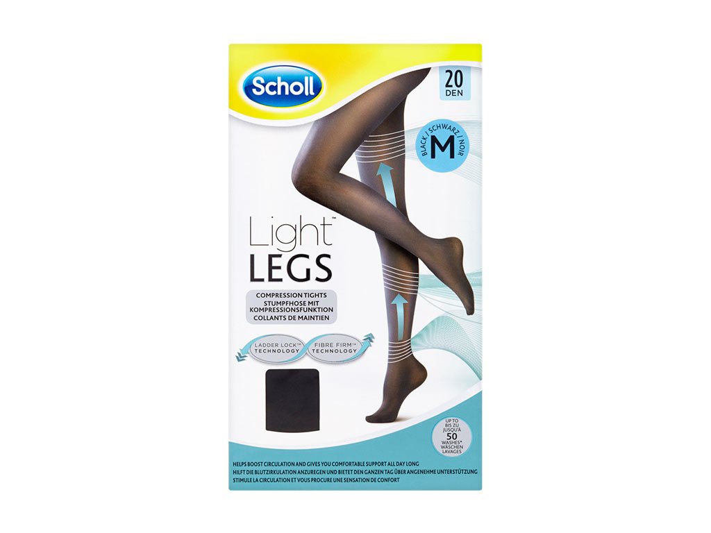 SCHOLL Light Legs Compression Tights 20 Den Black - Small