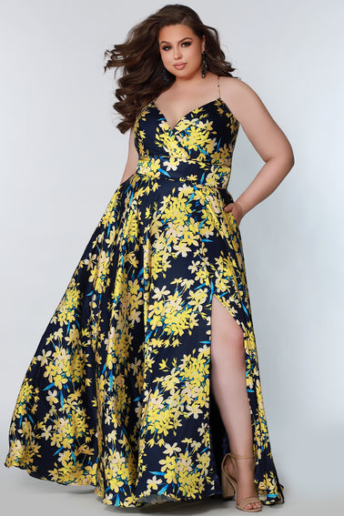 Plus Size Short & Long Floral Print Dresses