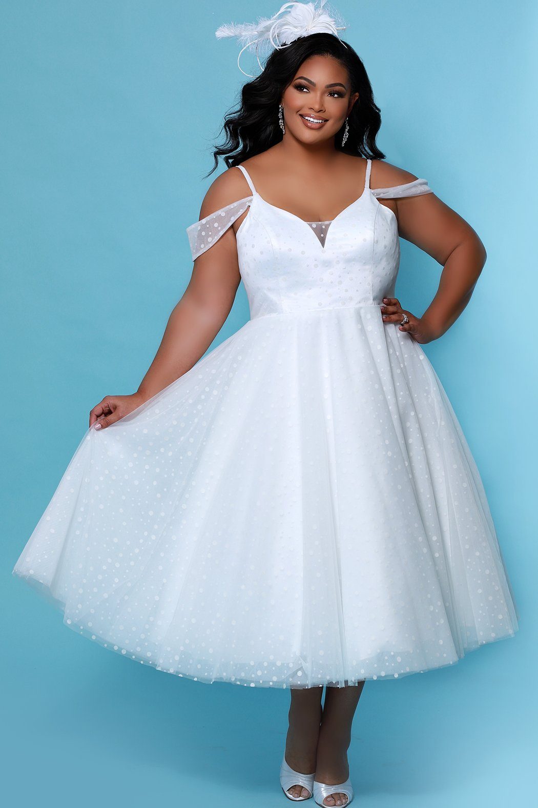 Boho Wedding Dress with Big Bow | High Neck Long Sleeves Wedding Gown –  Okko Designs