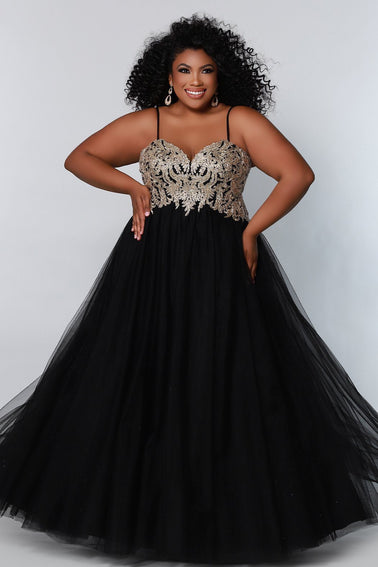 Gold Plus Size Prom Dresses  Gold Formal Evening Gowns – Sydney's