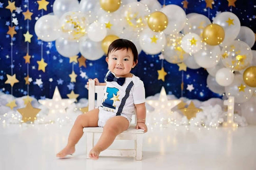Space first birthday boy outfit - navy - out of space first birthday - –  Swindazzle