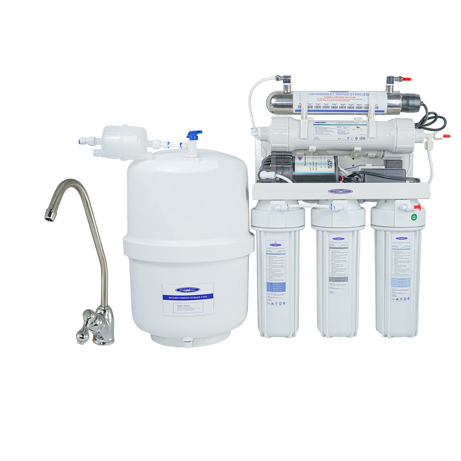 under sink reverse osmosis system for point of use water filtration
