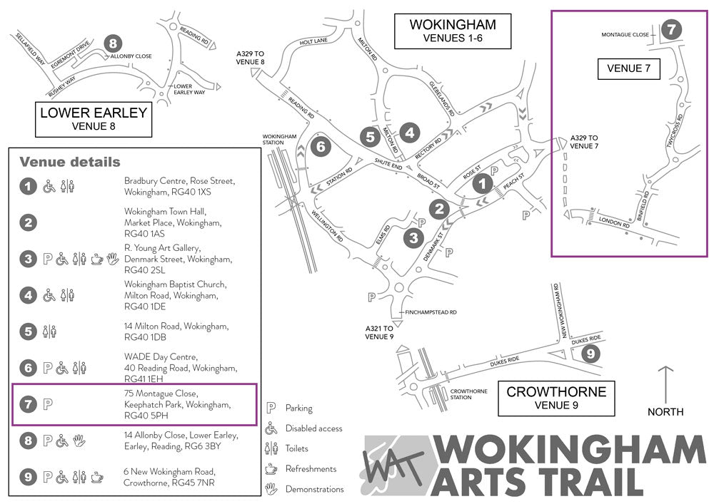 Download your Wokingham Arts Trail 2023 map
