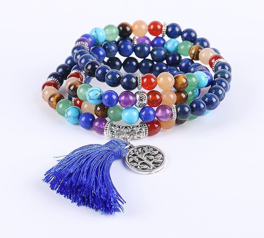 Sky of Truth Lapis Lazuli Mala