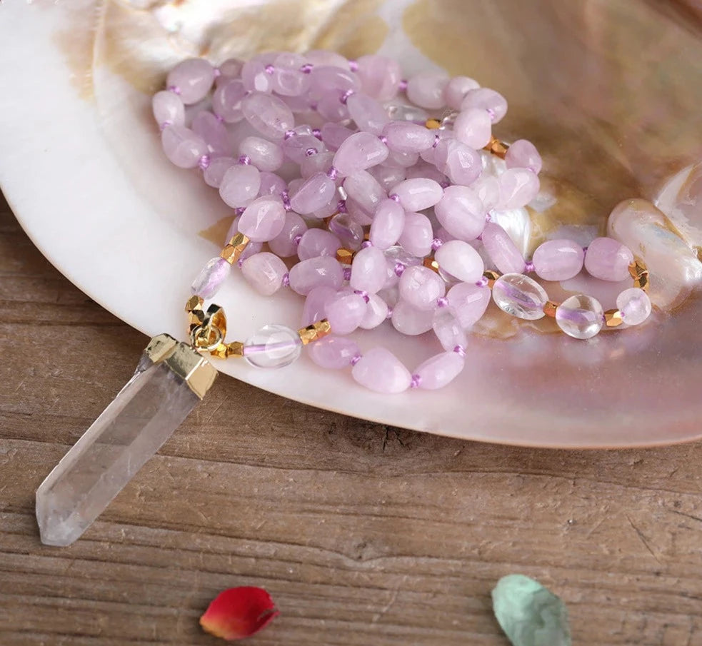 Joyful Love Kunzite Necklace