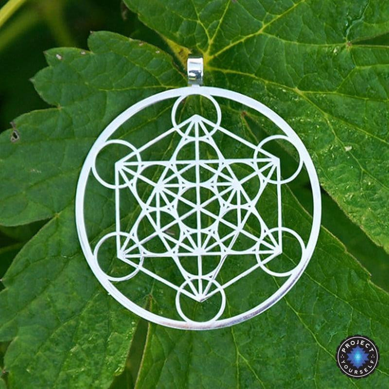 Metatron's Cube Pendant Necklace Project Yourself