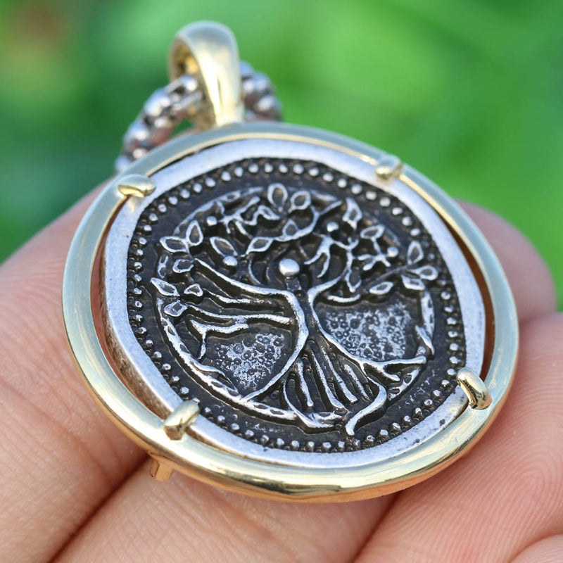 Tree of Life Ancient Medallion Necklace - Project Yourself