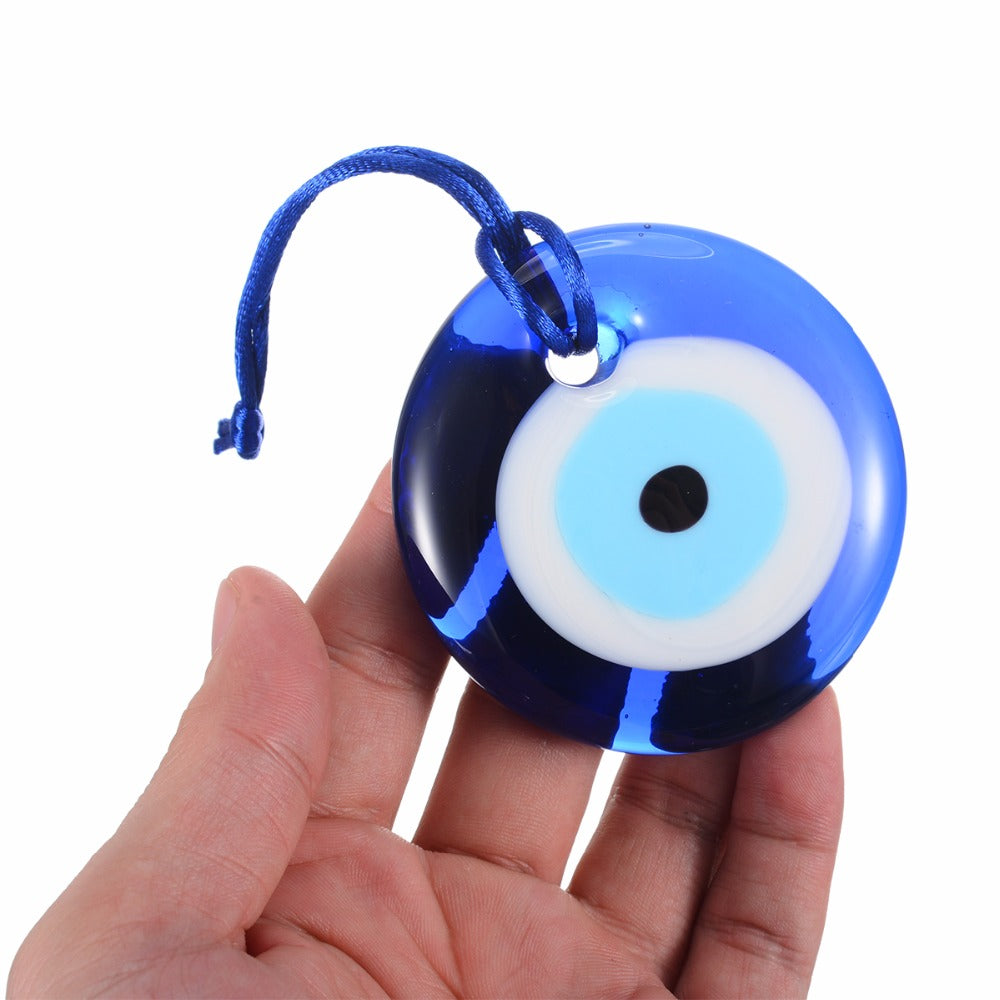 Lucky Blue Glass Evil Eye Protection Amulet - Project Yourself