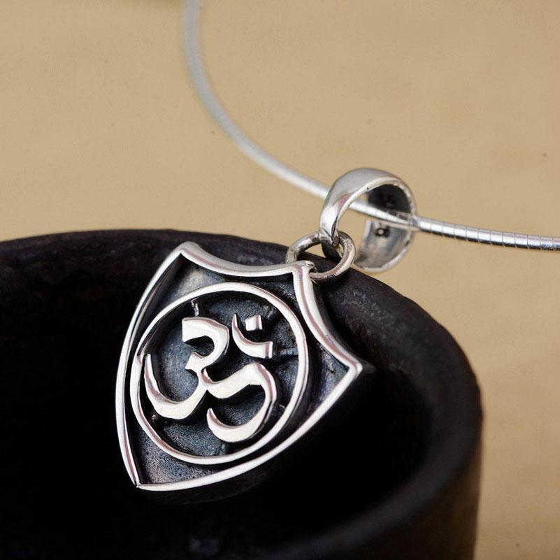 Sterling Silver Om Herald Pendant – Project Yourself