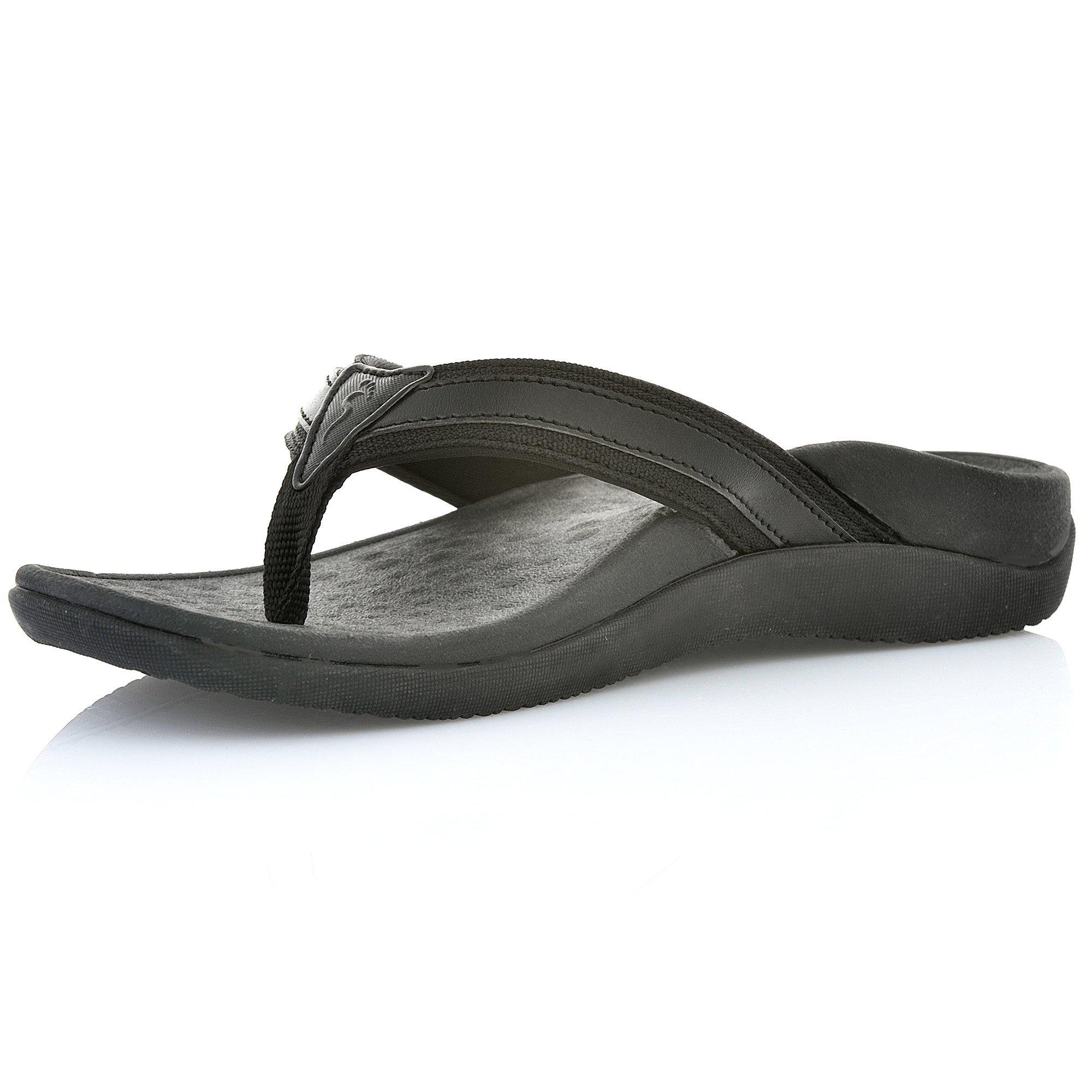 Gray Flat Flip Flops - Five Link Circle