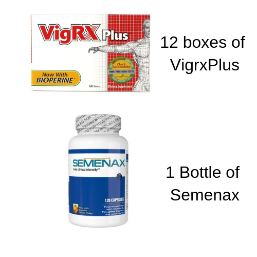 Semenax Volume and Intensity Enhancer 120ct - 2 Bottles (240ct) -  Walmart.com