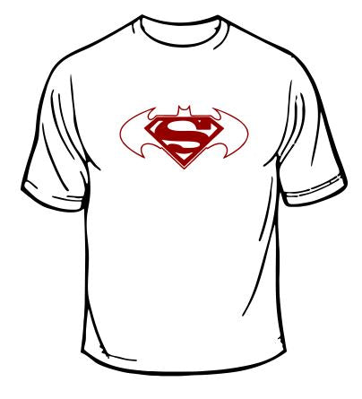 Superman Batman T-Shirt | Custom Creations