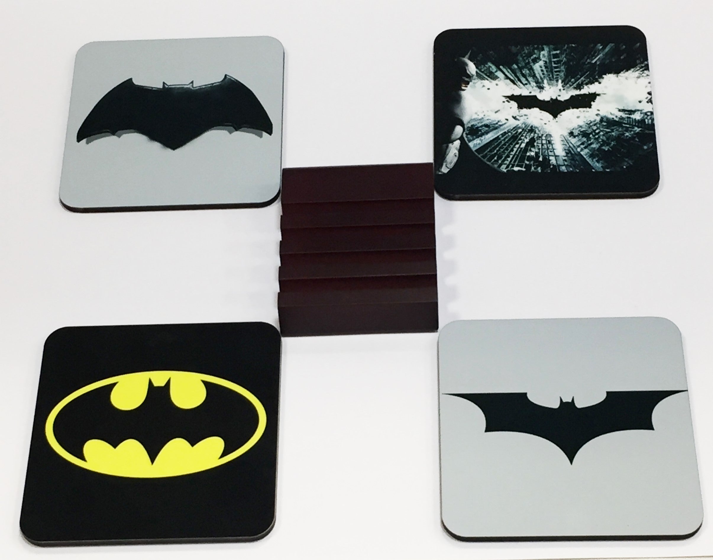 batman drink coasters