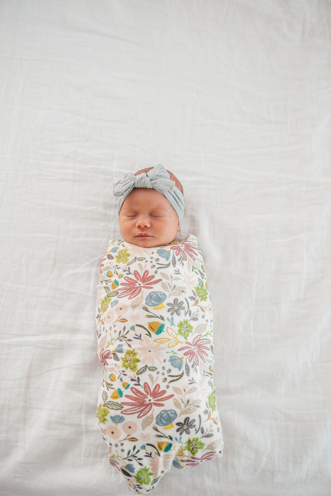 olive swaddle blanket