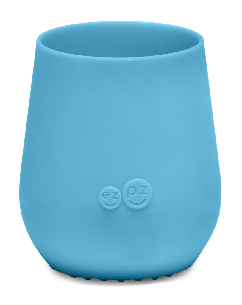 GoSili Oh! No Spill Sippy Cup! 360 Sip from any side! NEW ~ BLUE