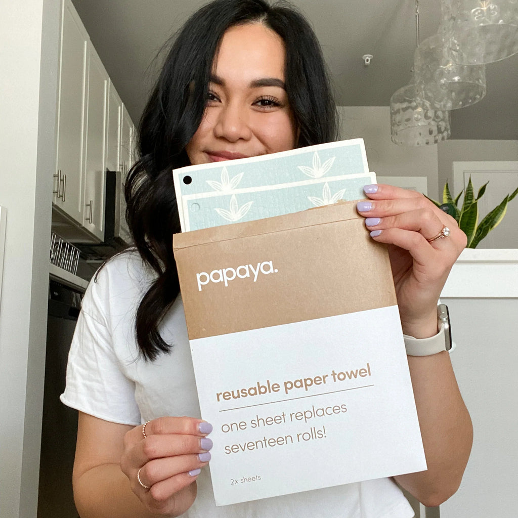 Papaya Reusable Paper Towels – Moonshine and Lace Boutique