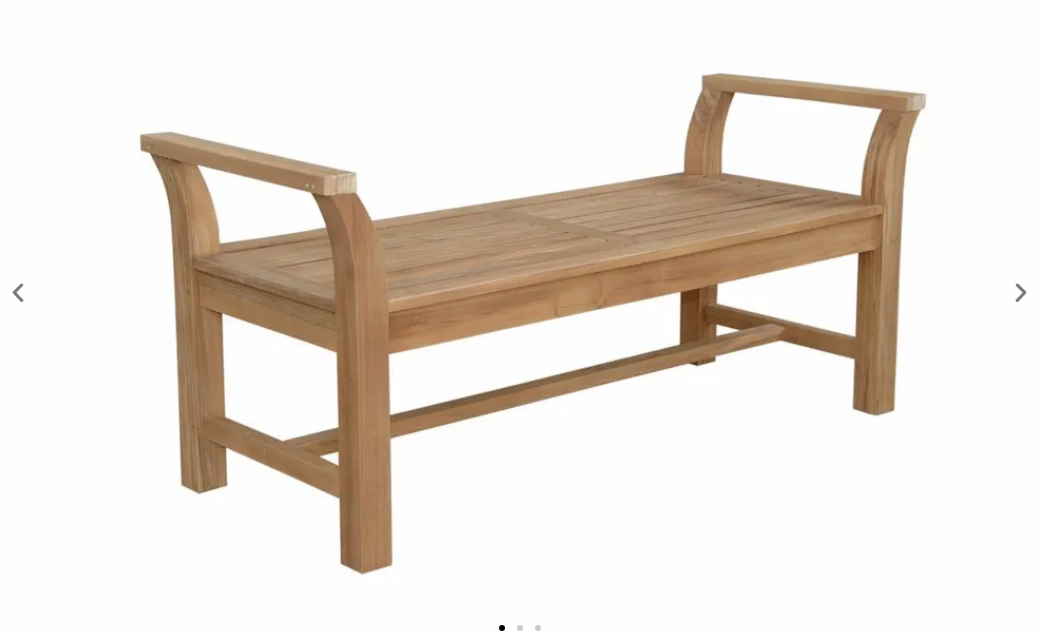 BH-5721B Anderson Teak - Sakura Backless Bench