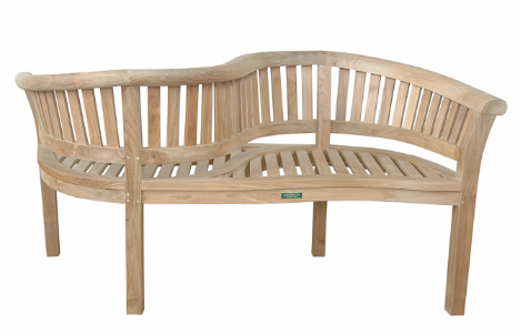 BH-202LS Anderson Teak - Curve Love Seat Bench