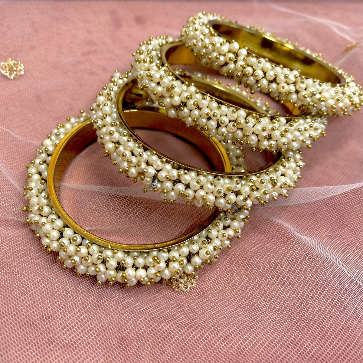 Anushka Real Kundan Bridal set - Pearl – SOKORA JEWELS