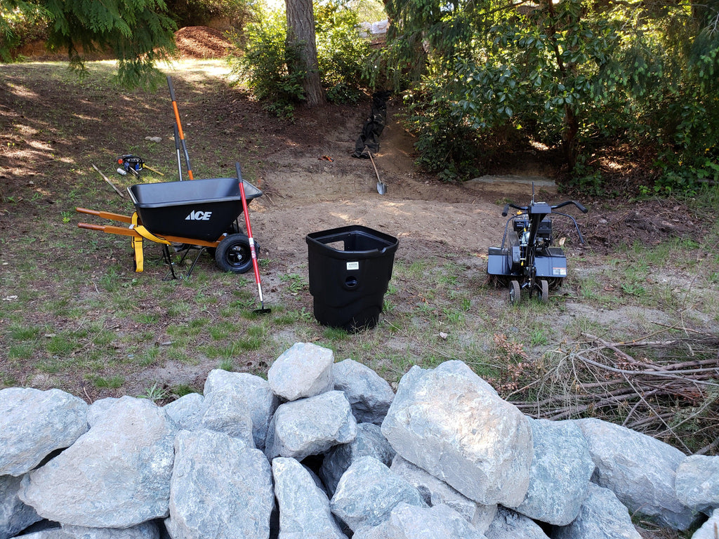 Keven Gravier backdoor Waterfall waterfeature DIY beginning 