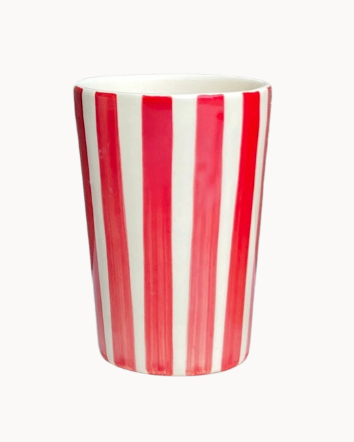 Red Striped Tumbler