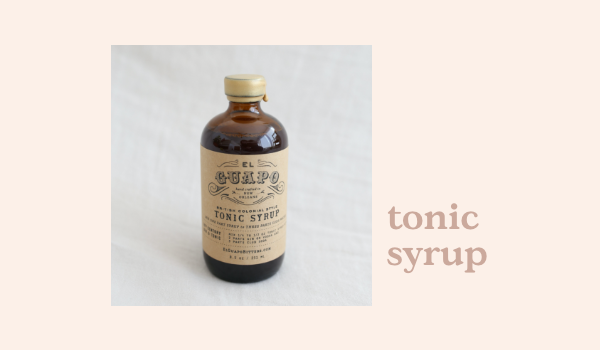 Tonic syrup, Local Nomad, date night at home