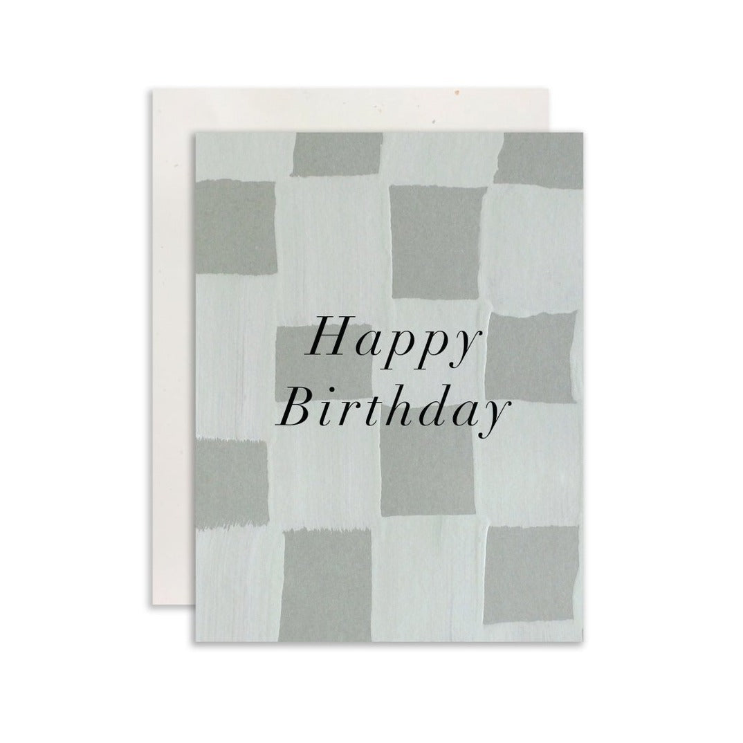 Checker Birthday Card