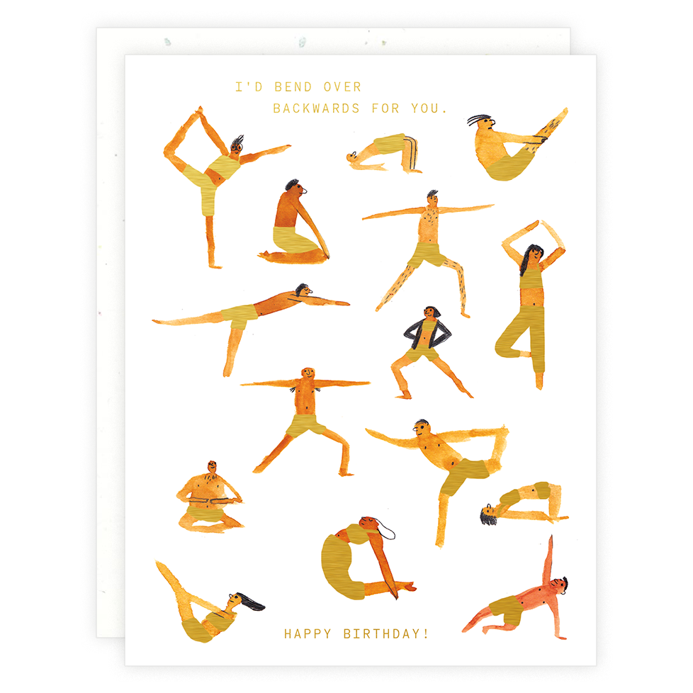 Yoga Poses Cards | Black Bow Gift Co.