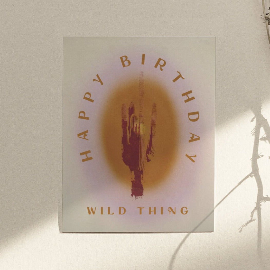 Wild Thing Birthday Card