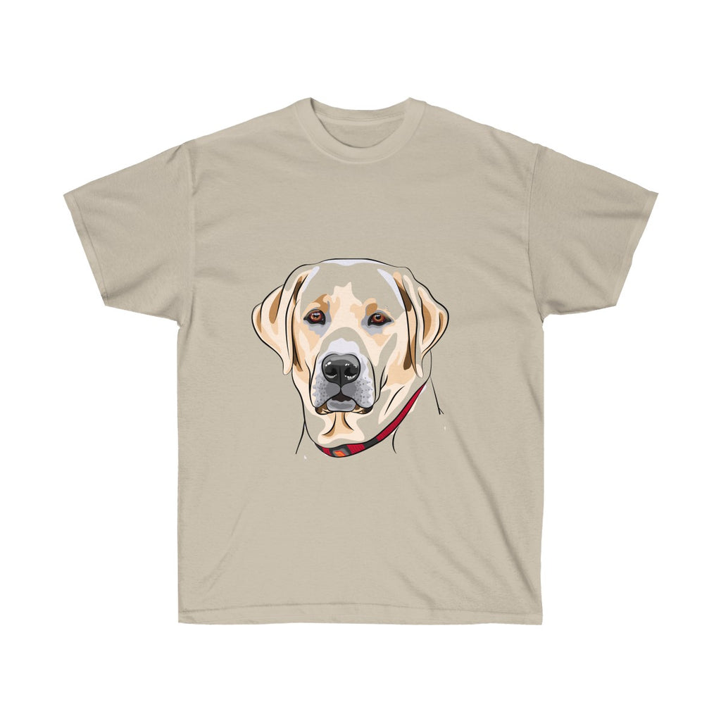 Labrador Portrait T-Shirt in Brown colors – neateeshirts