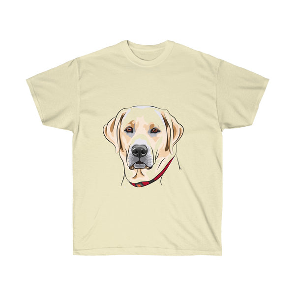 Labrador Portrait T-Shirt in Brown colors – neateeshirts