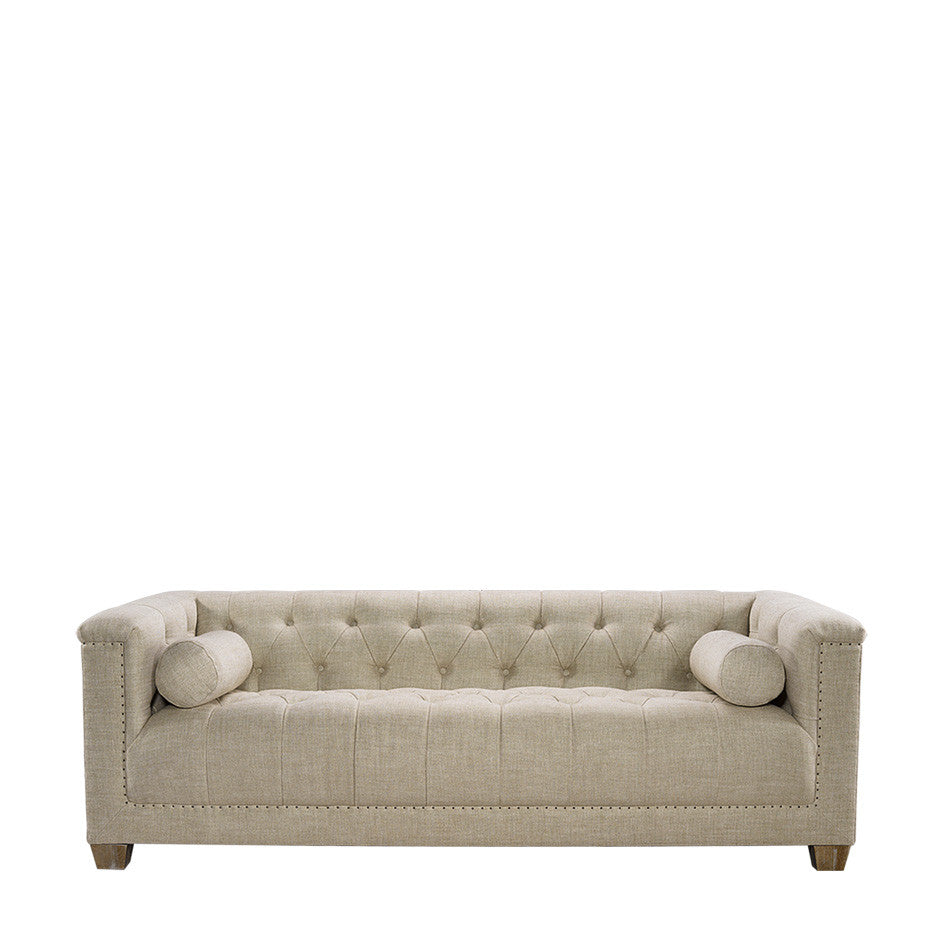 Curations Limited Bergamo Linen Sofa