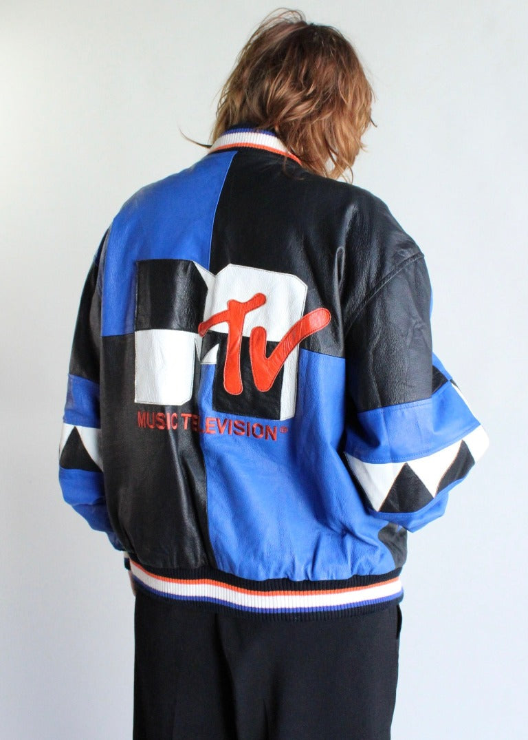 ビンテージ 90`s MTV LEATHER JKT レザージャケット | labiela.com