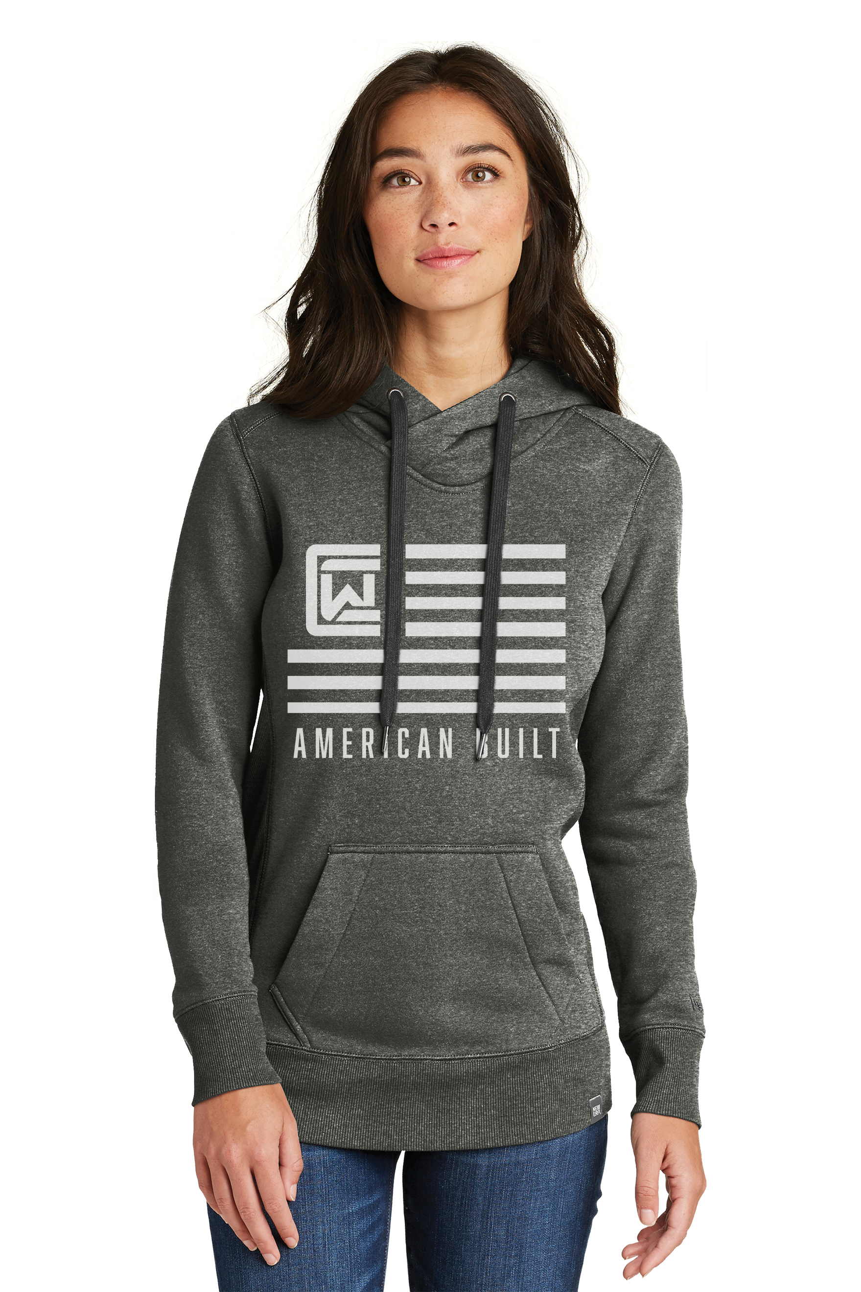 Ladies Hoodie - Grey - American Built - Corbin Custom Works product image