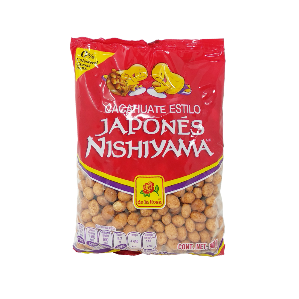 Cacahuate Japonés Nishiyama - De La Rosa - 900 g – Club Fiesta - Todo para  tu piñata