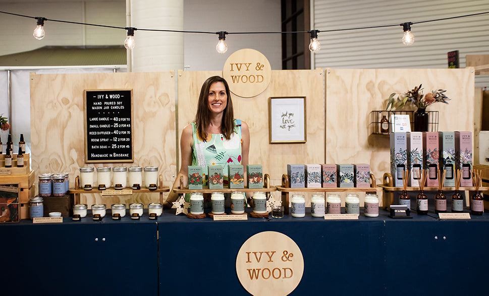 Ivy & Wood market stall