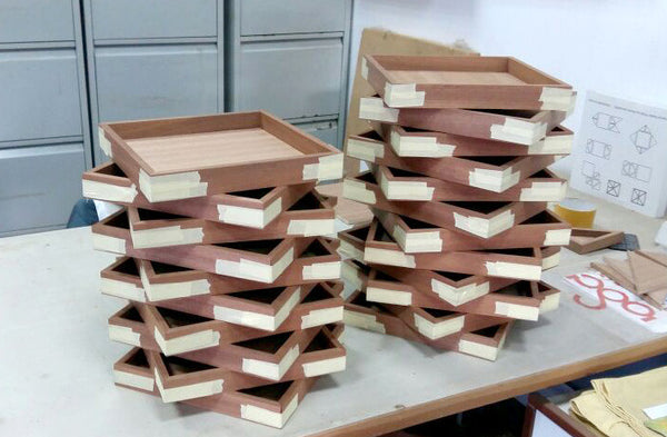 wooden seder plates