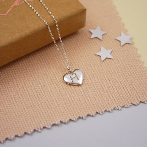 valentines gift ideas, heart charm necklace