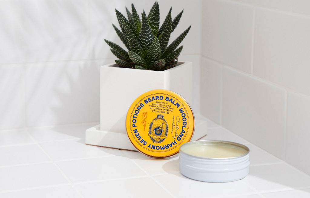 soft beard balm butter for conditioned facial hair