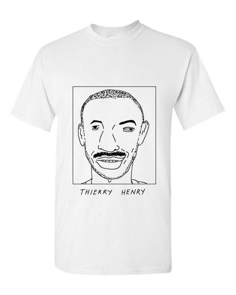 Badly Drawn Thierry Henry T-shirt – Badly Drawn Footballers - T-Shirts ...