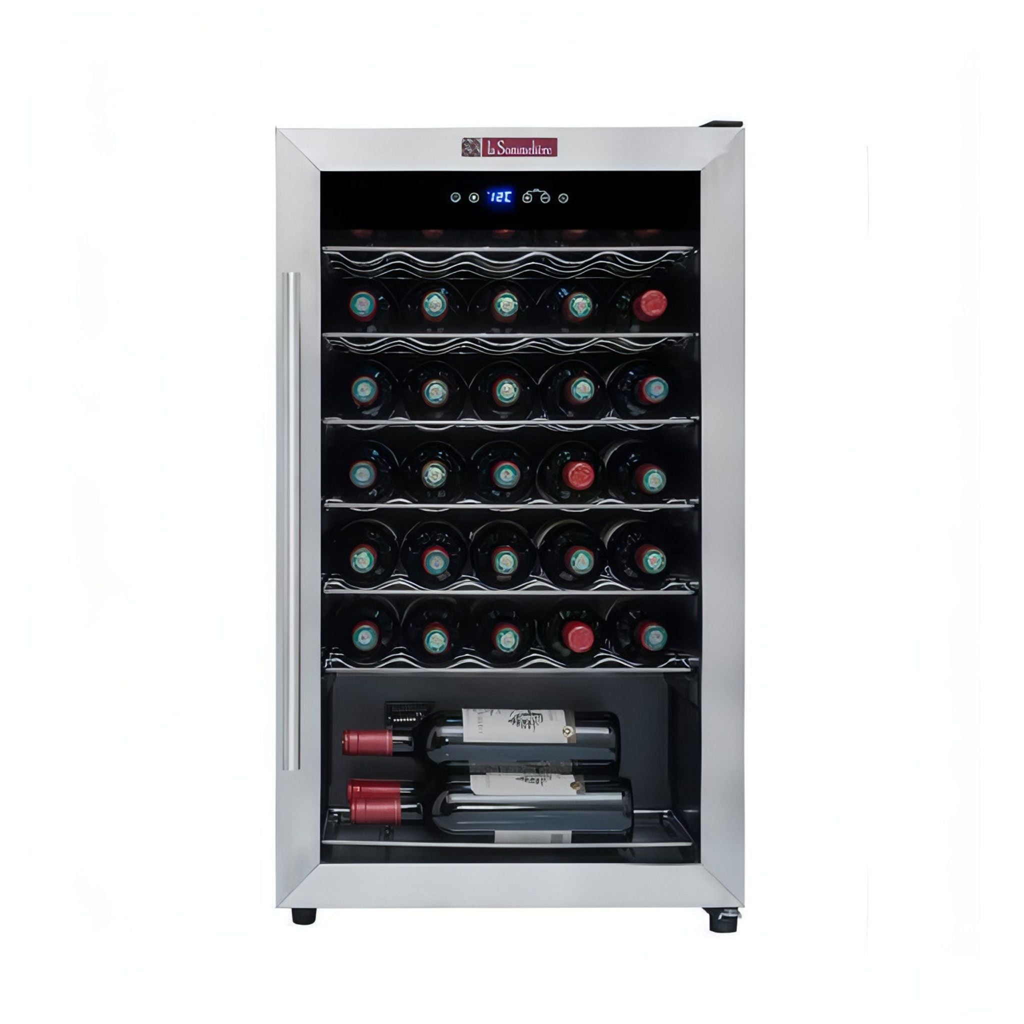 La Sommeliere LS36BLACK - Freestanding Wine Fridge - 36 Bottle