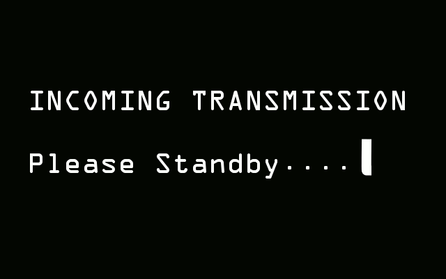 incoming transmission