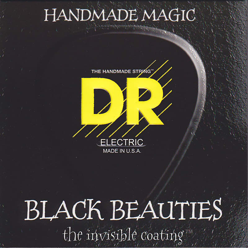 DR Strings BKB6-30 Black Beauties 6-String Bass Strings 30-125