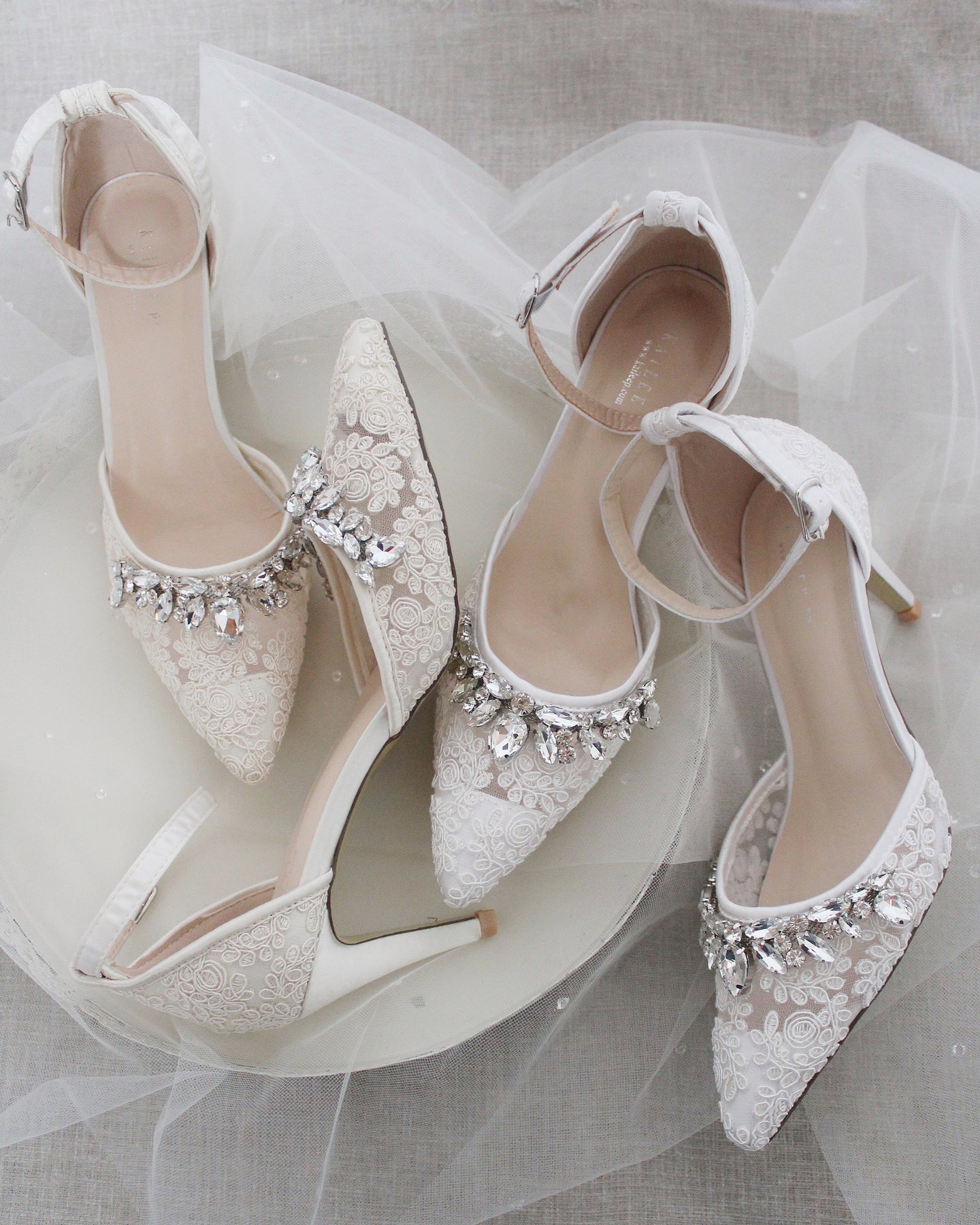 Women Classic Wedding Shoes, Bridal Shoes, Bridesmaids Shoes, Glitter ...