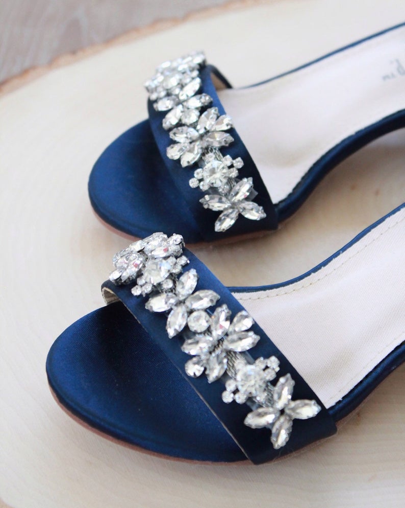 girls navy heels