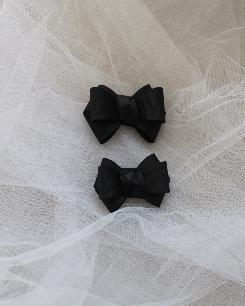 black bows for shoes