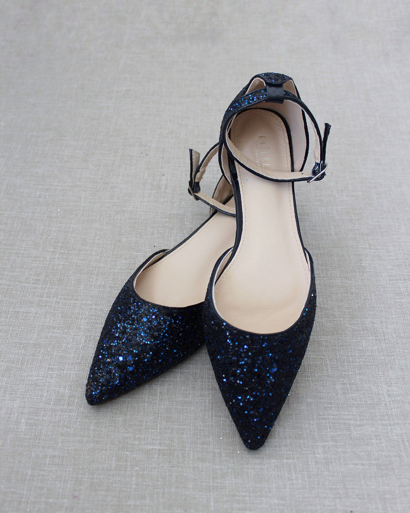 navy shoes with strap