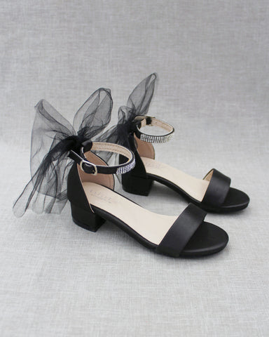 US Girls Kids Wedding Party Patent Leather Shoes Prom High Block Heel Dance  Pump | eBay