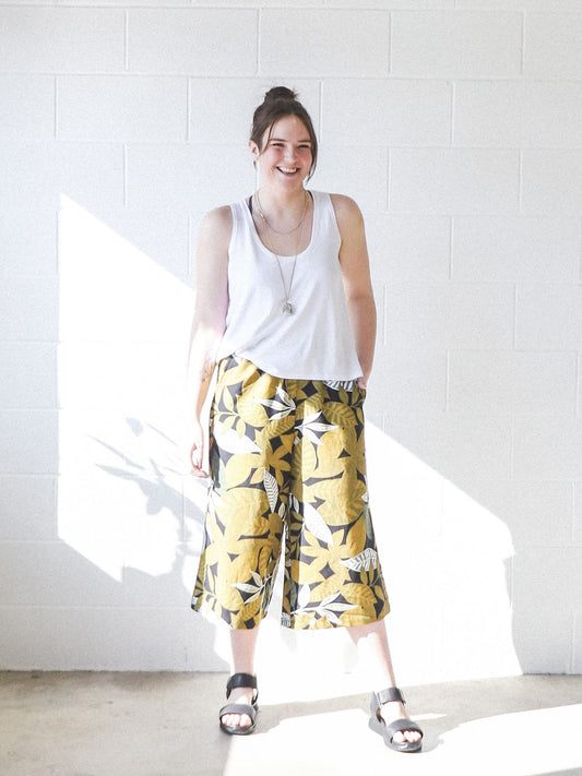 Anna Wide Leg Pants -Pineapple – Sarah Sue Design